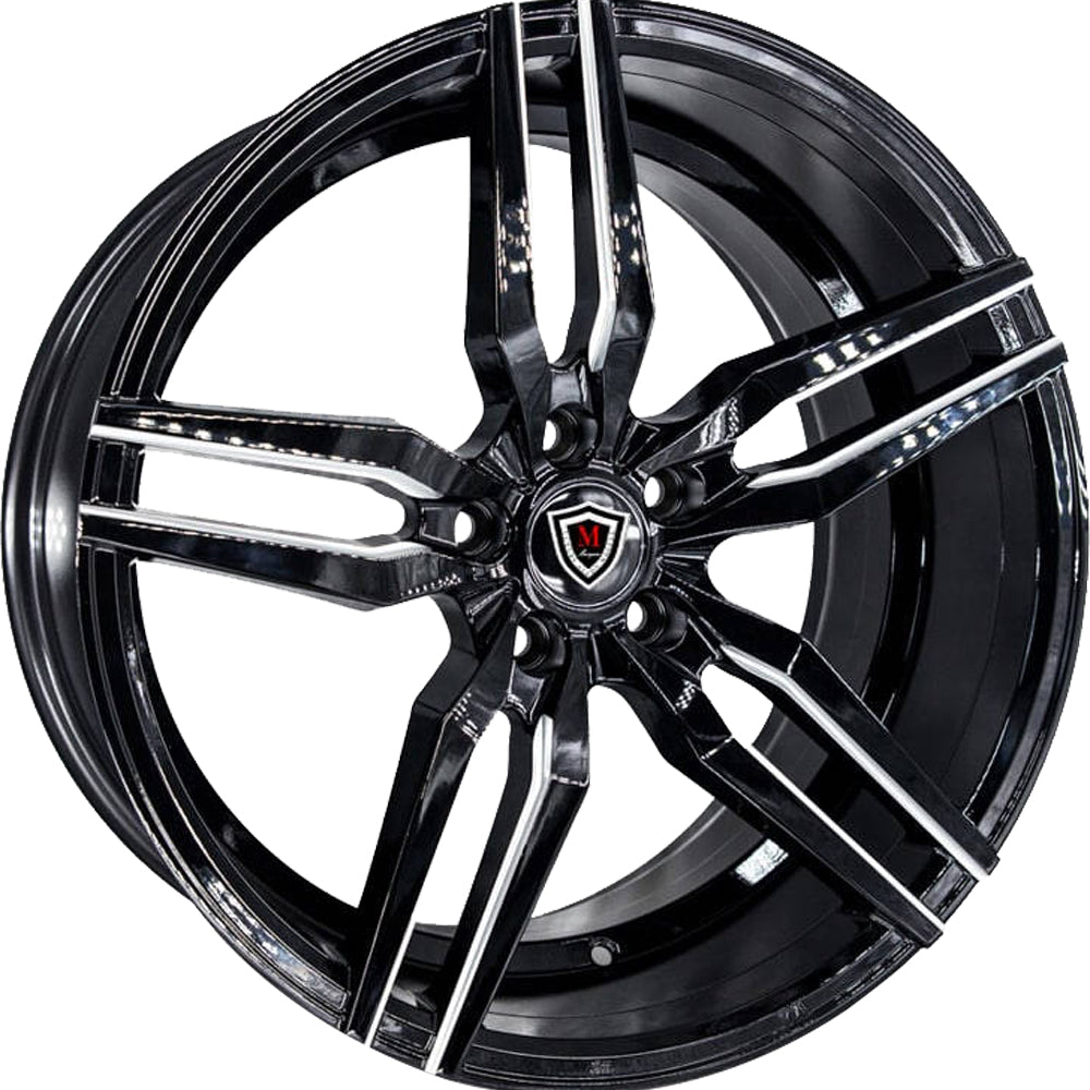 Marquee Luxury M3216 Black Milled Wheel