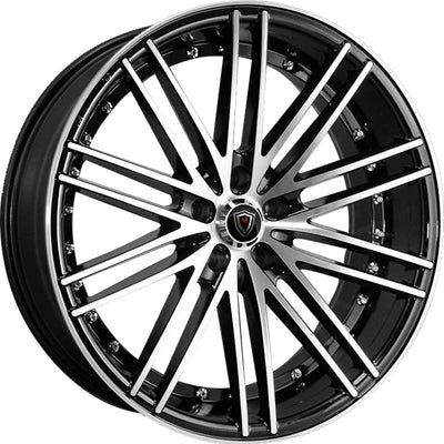 Marquee Luxury M3246 Black Machined Wheel