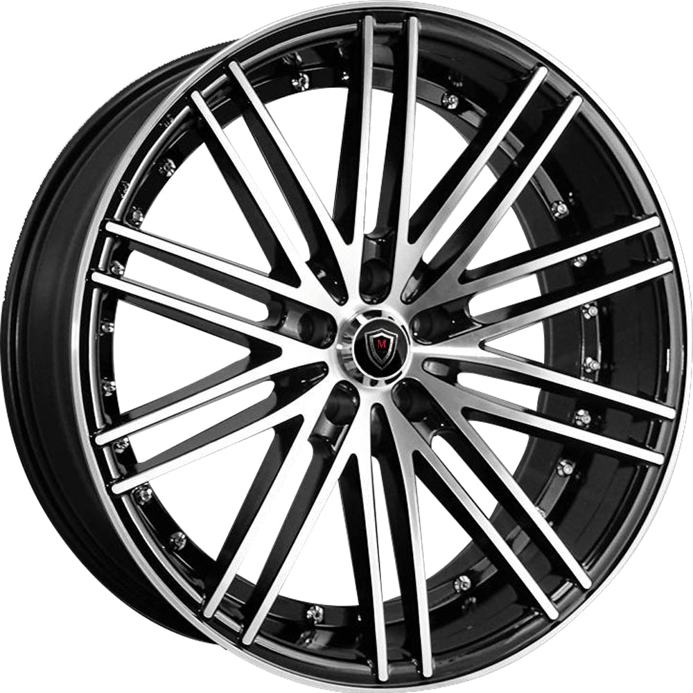 Marquee Luxury M3246 Black Machined Wheel