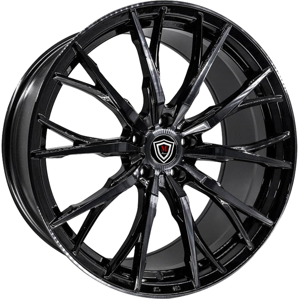 Marquee Luxury M4409 Black Machined Wheel