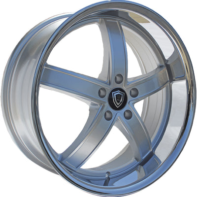 Marquee Luxury M5330A Silver Machined Wheel