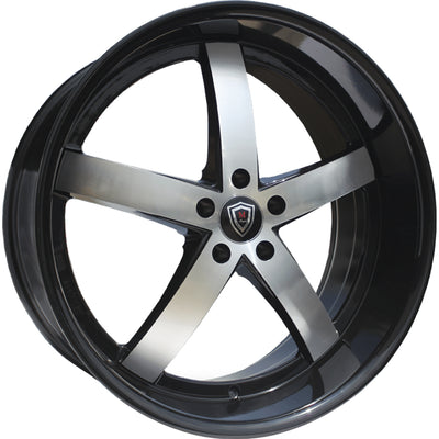 Marquee Luxury M5330B Black Machined Wheel