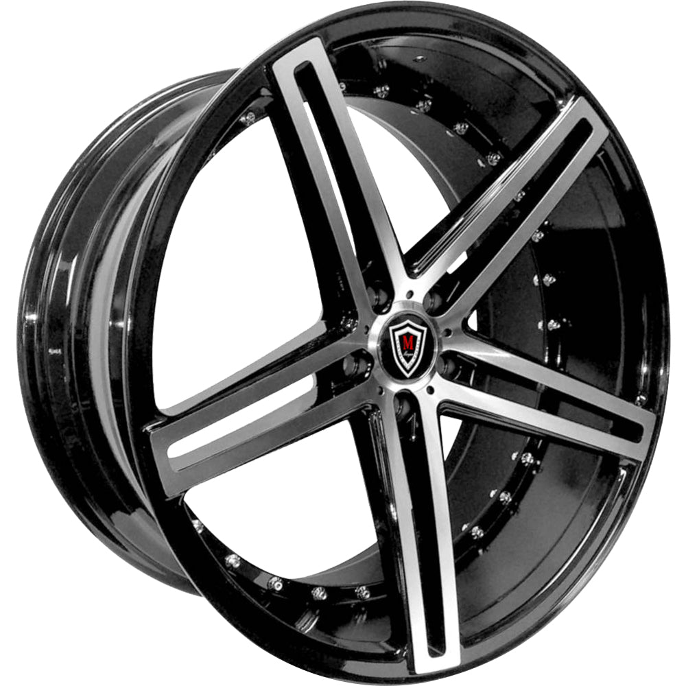 Marquee Luxury M5334 Black Machined Wheel