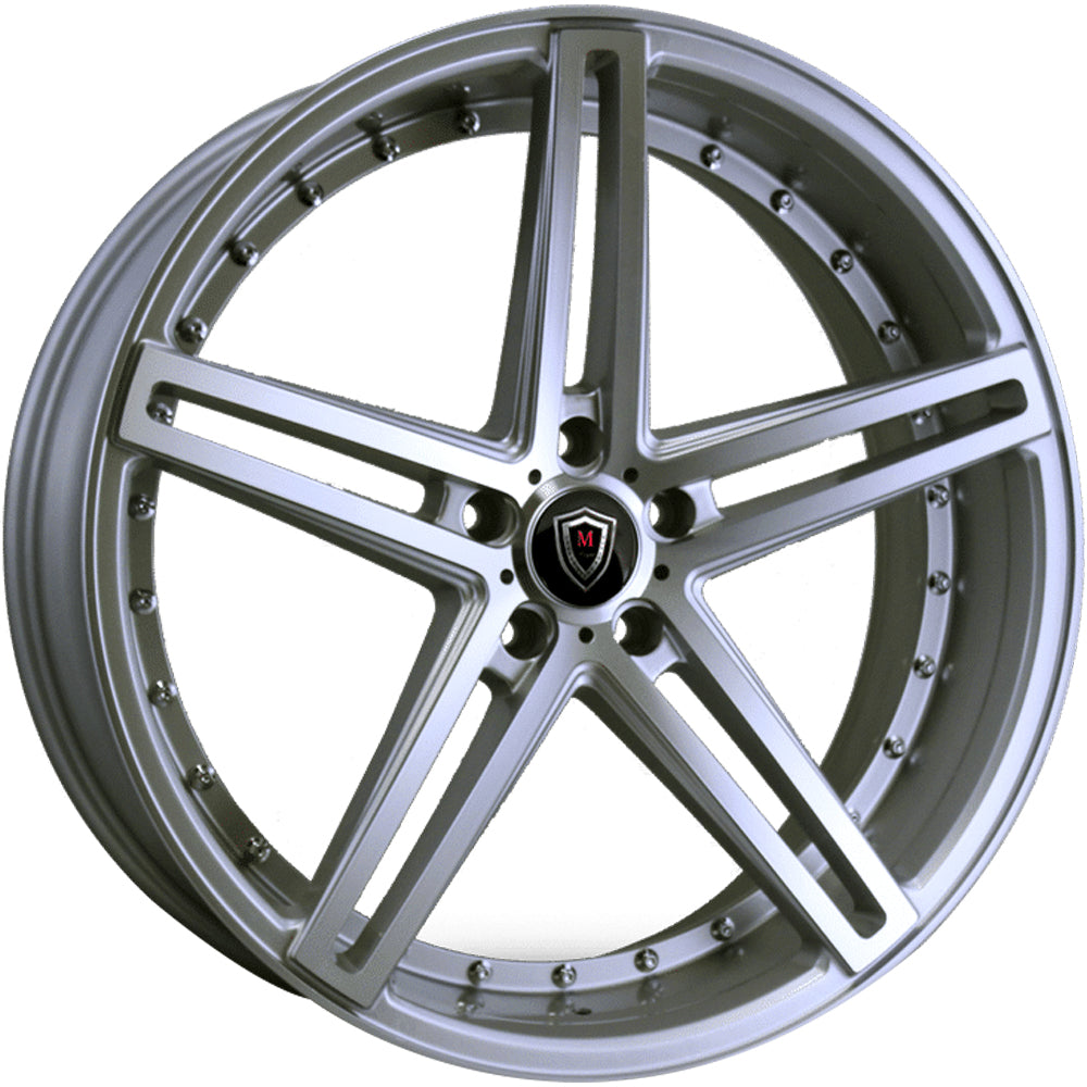 Marquee Luxury M5334 Silver Machined Wheel