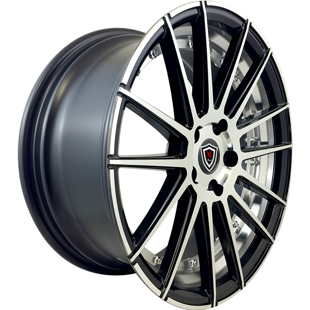 Marquee Luxury M8150 Black Machined Wheel