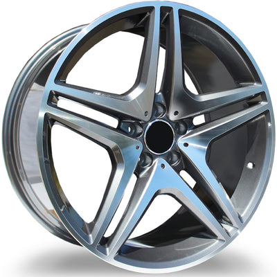 Marquee Replica R5055 Gray Machined Wheel