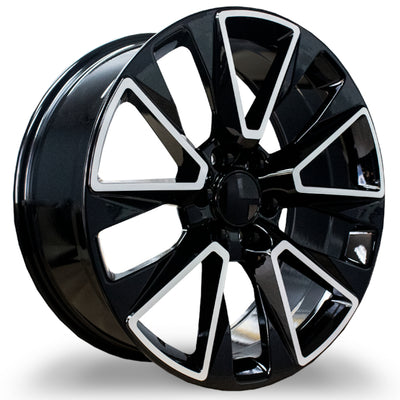 Marquee Replica R669 Black Machined Wheel