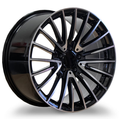 Marquee Replica R8337 Black Machined Wheel