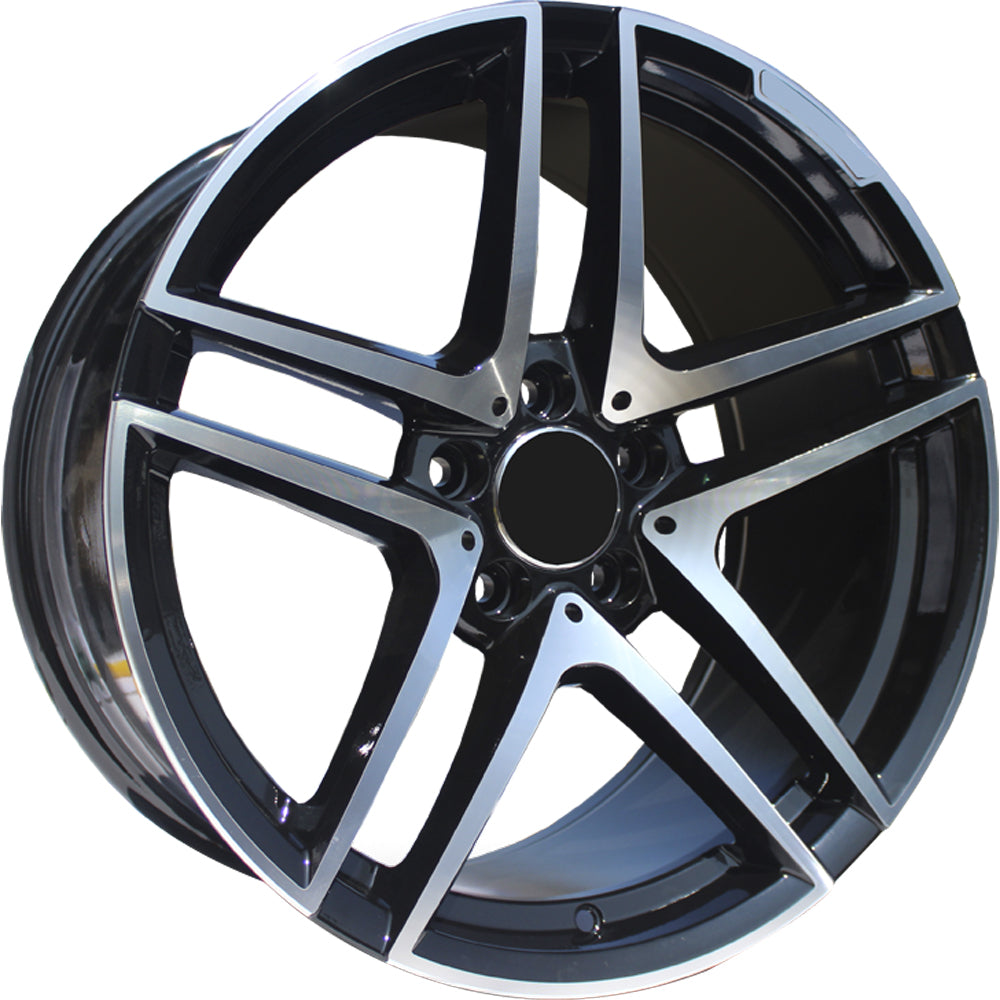 Marquee Replica R8897 Black Machined Wheel