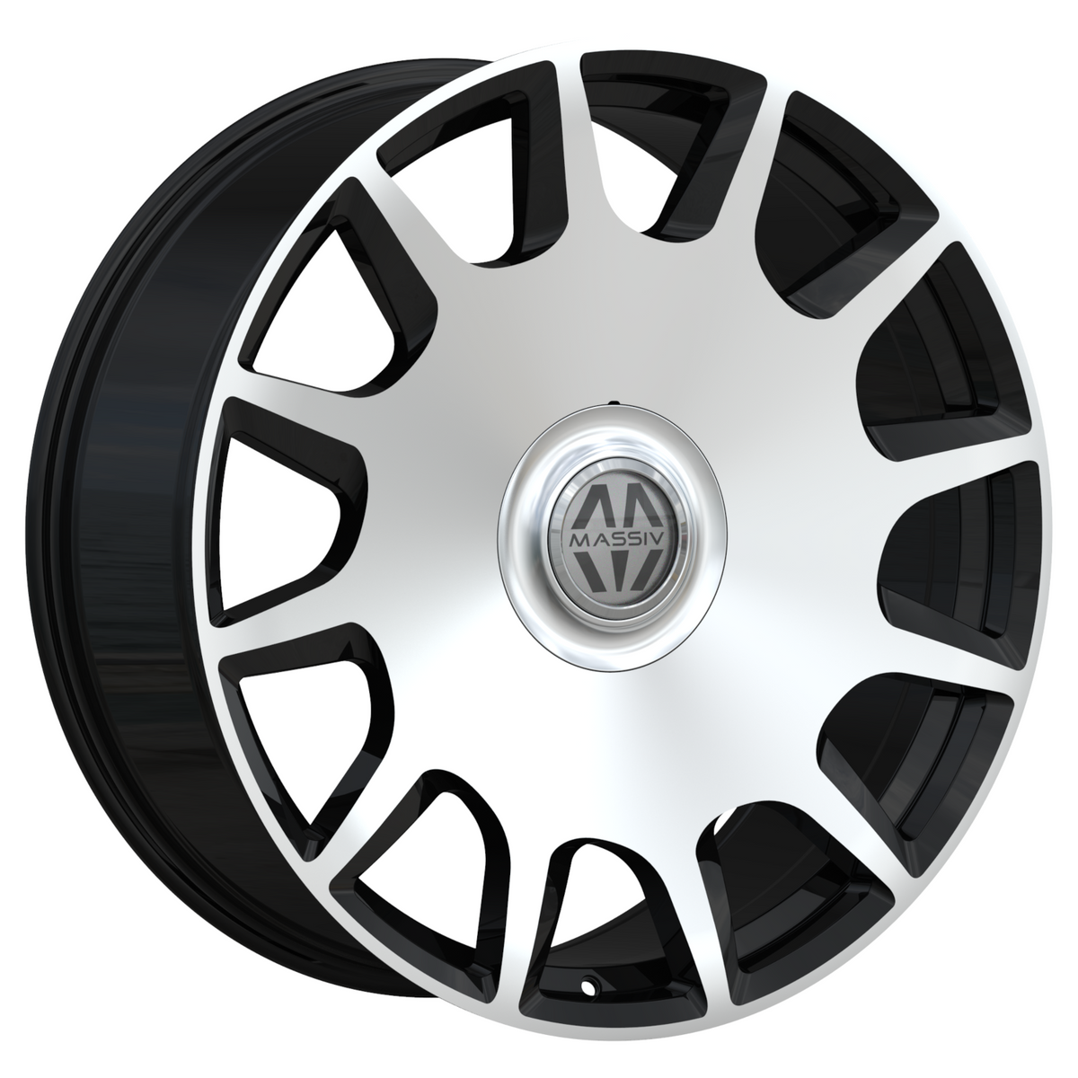 Massiv 927 Black Machined Wheel