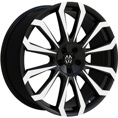 Massiv 929 Black Machined Wheel