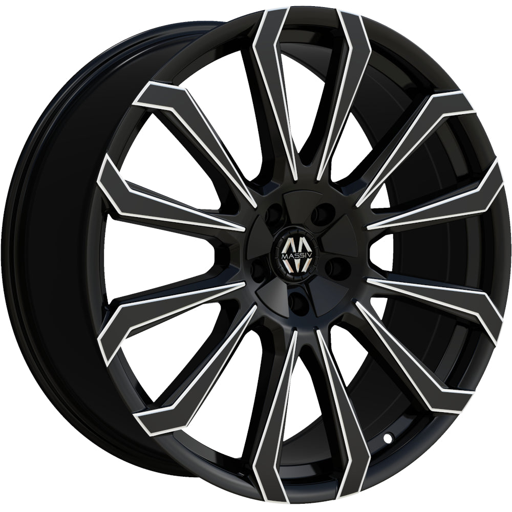 Massiv 929 Black Milled Wheel