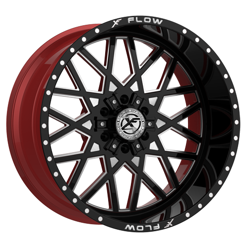 XFX Flow XFX-307 Black/Milled/Red wheel