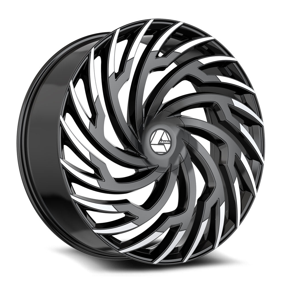 Azara AZA-536 Black Machined wheel
