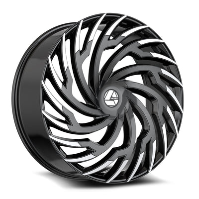 Azara AZA-536 Black Machined wheel