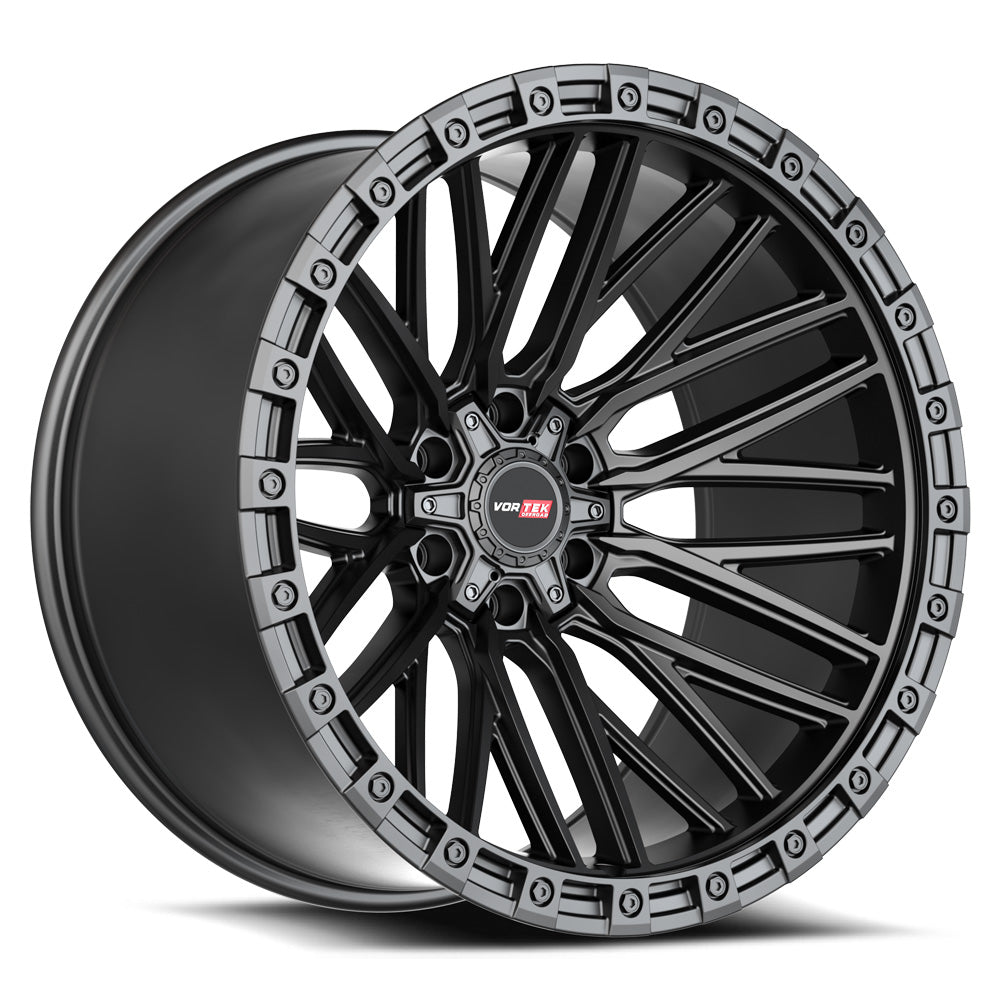 Vortek VRT-608 Matte Black wheel