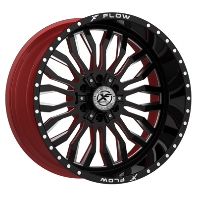 XFX Flow XFX-305 Black/Milled/Red wheel