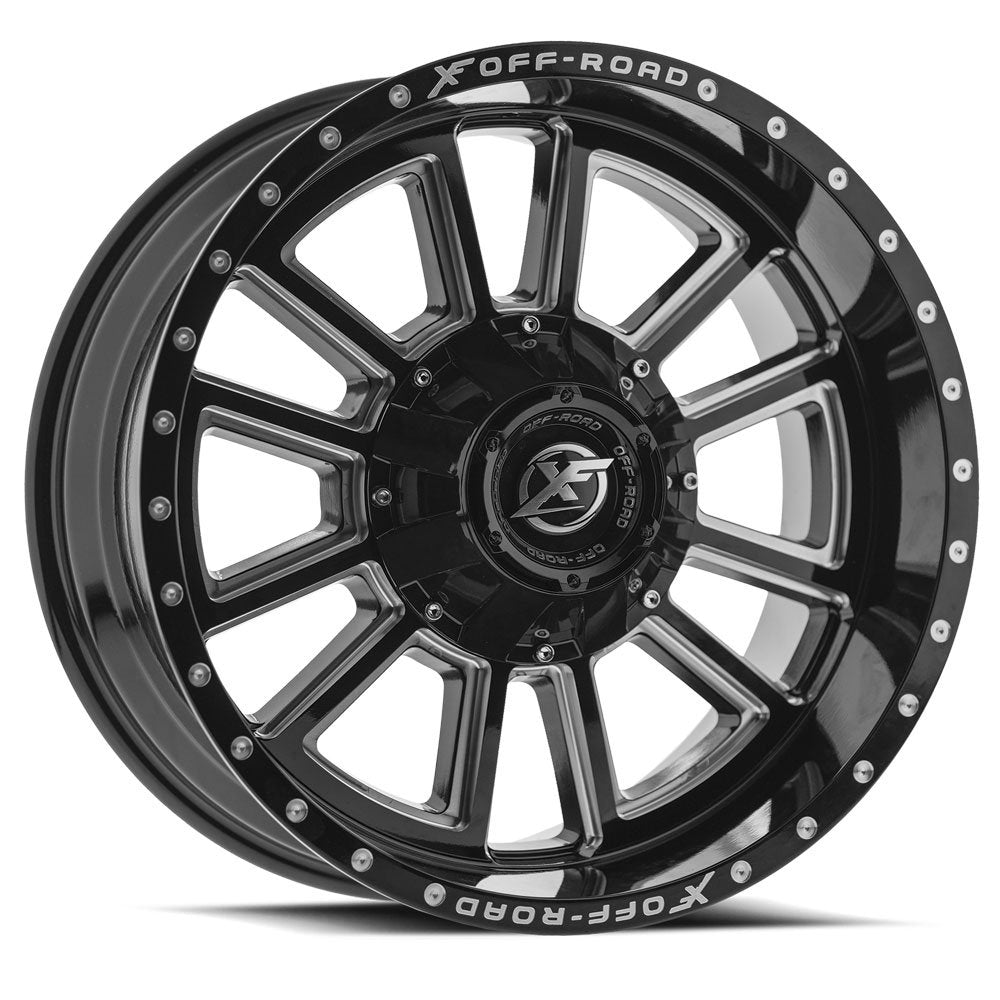 XF Off-Road XF-225 Black/Milled wheel