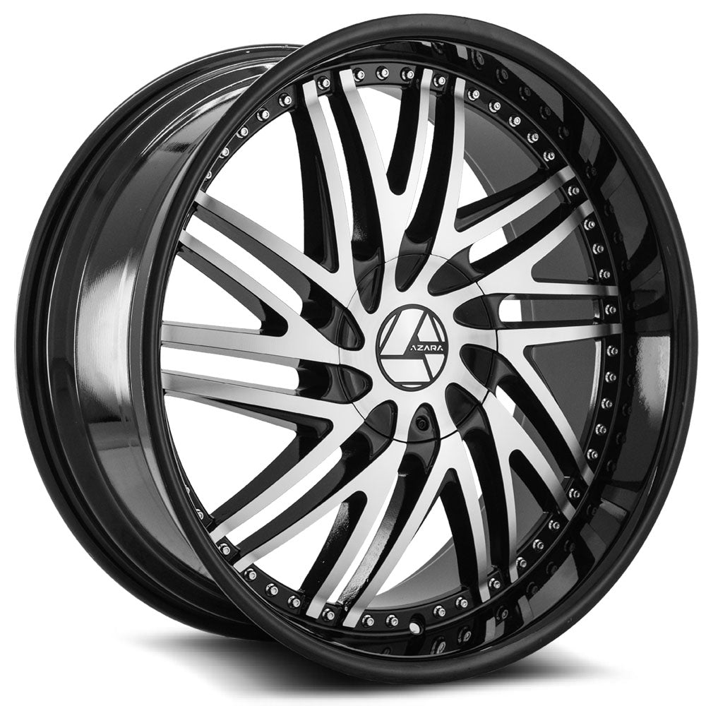 Azara AZA-509 Black Machined wheel