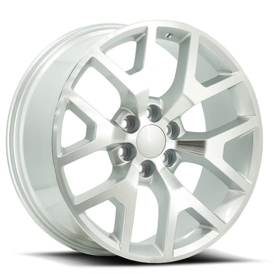 OE Revolution G-04 Silver Machined wheel