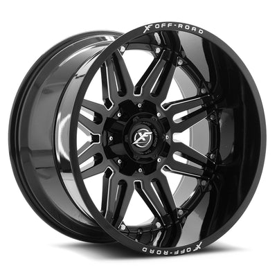 XF Off-Road XF-204 Black/Milled wheel