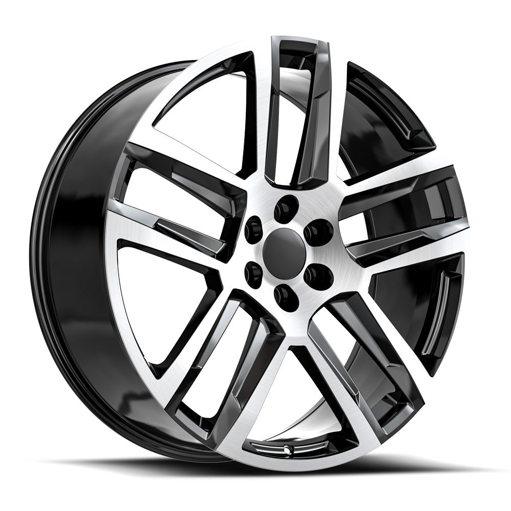 OE Revolution C-32 Black Machined wheel