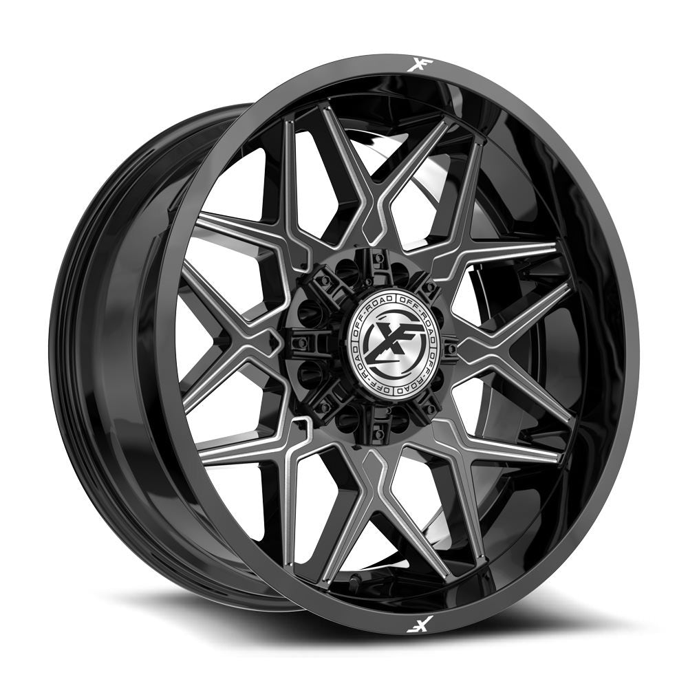 XF Off-Road XF-238 Black/Milled wheel