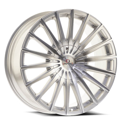 Cavallo CLV-34 Silver Machined wheel