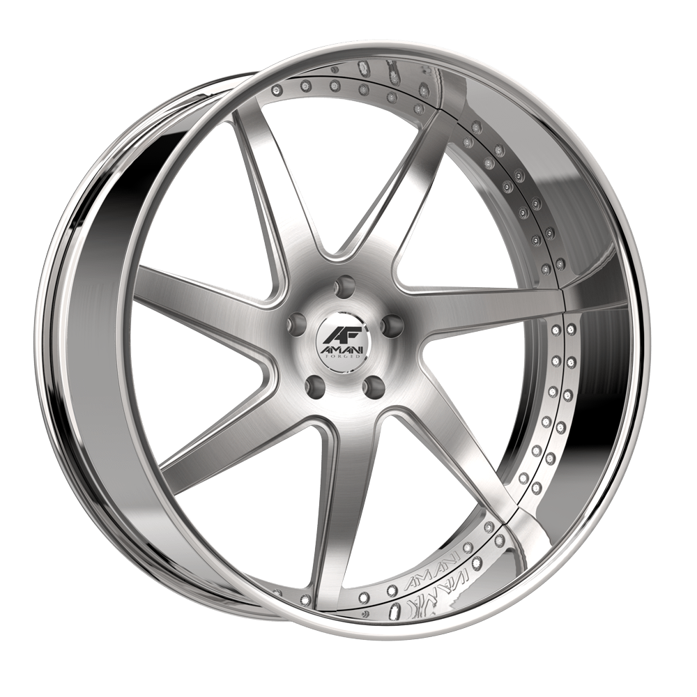 Amani Devine-L Brushed/Chrome wheel