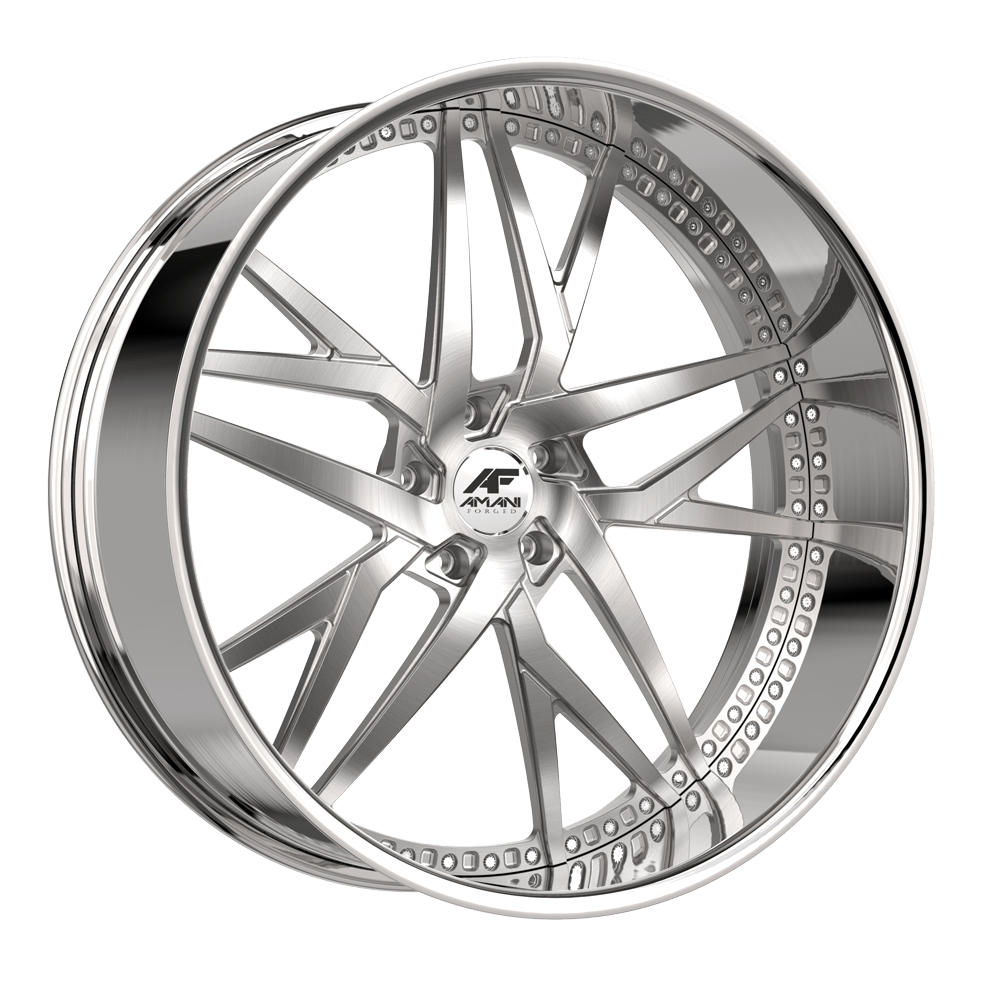 Amani IKON-L Brushed/Chrome wheel