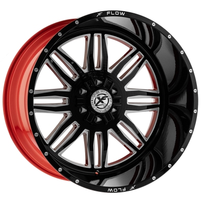 XFX Flow XFX-303 Black/Milled/Red wheel