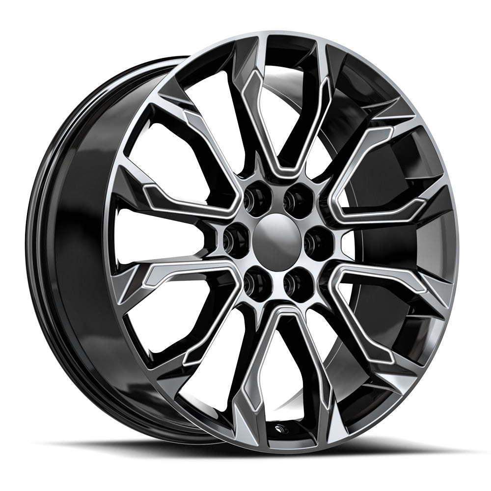 OE Revolution G-38 Black/Milled wheel