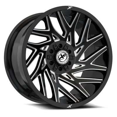 XF Off-Road XF-229 Black/Milled wheel