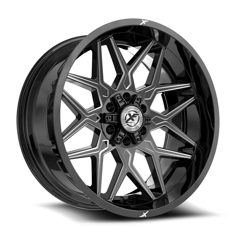 XF Off-Road XF-238 Black/Milled wheel