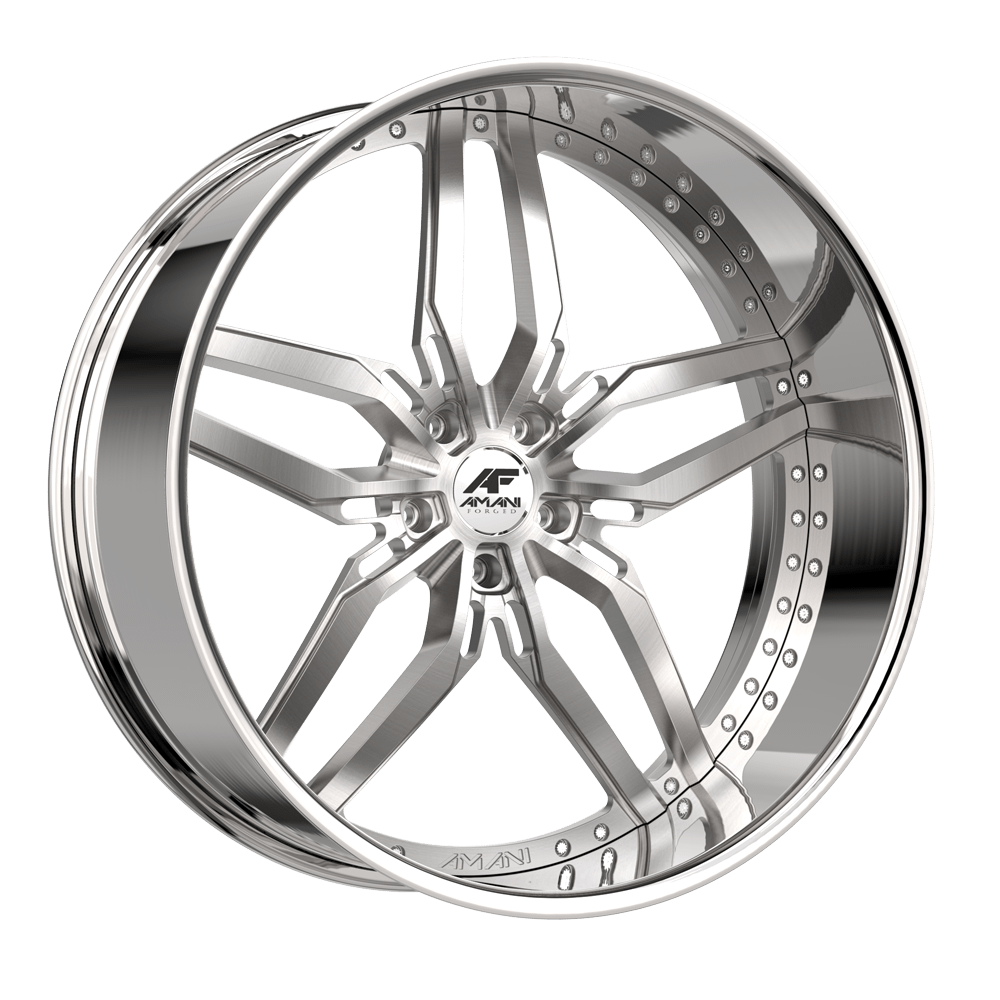 Amani DRIFT Brushed/Chrome wheel
