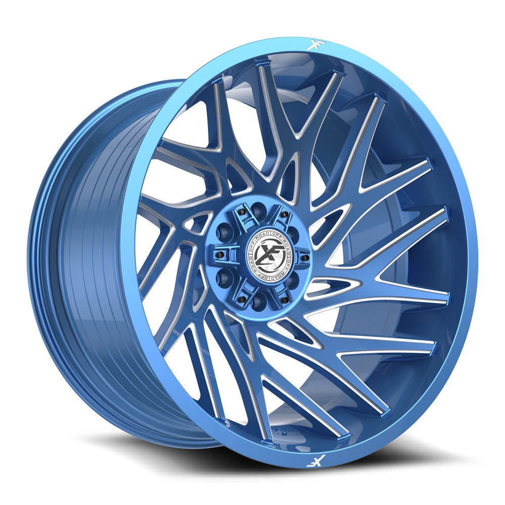 XF Off-Road XF-229 Blue/Milled wheel