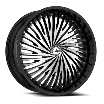 Azara AZA-526 Black Machined wheel