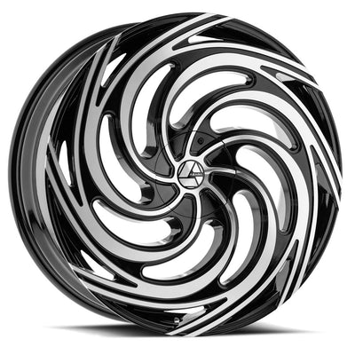 Azara AZA-519 Black Machined wheel