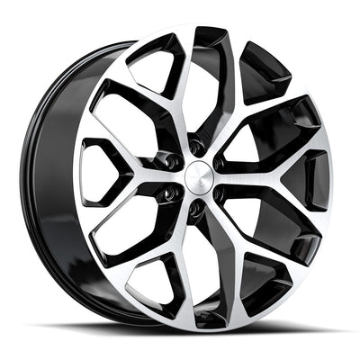 OE Revolution G-09 Black Machined wheel
