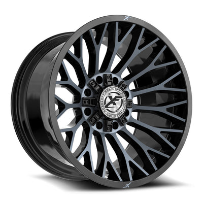 XF Off-Road XF-237 Black Machined/Titanium wheel