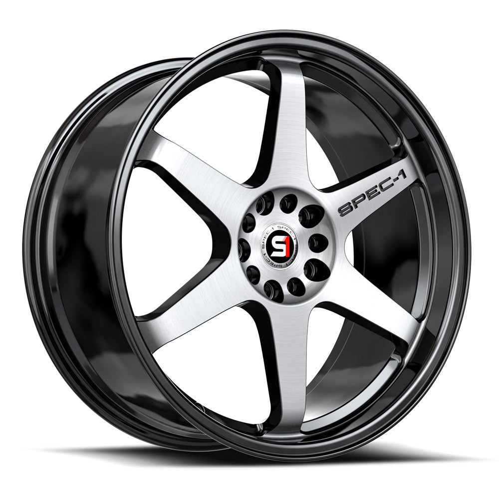 Spec-1 SPT-33 Black Machined wheel