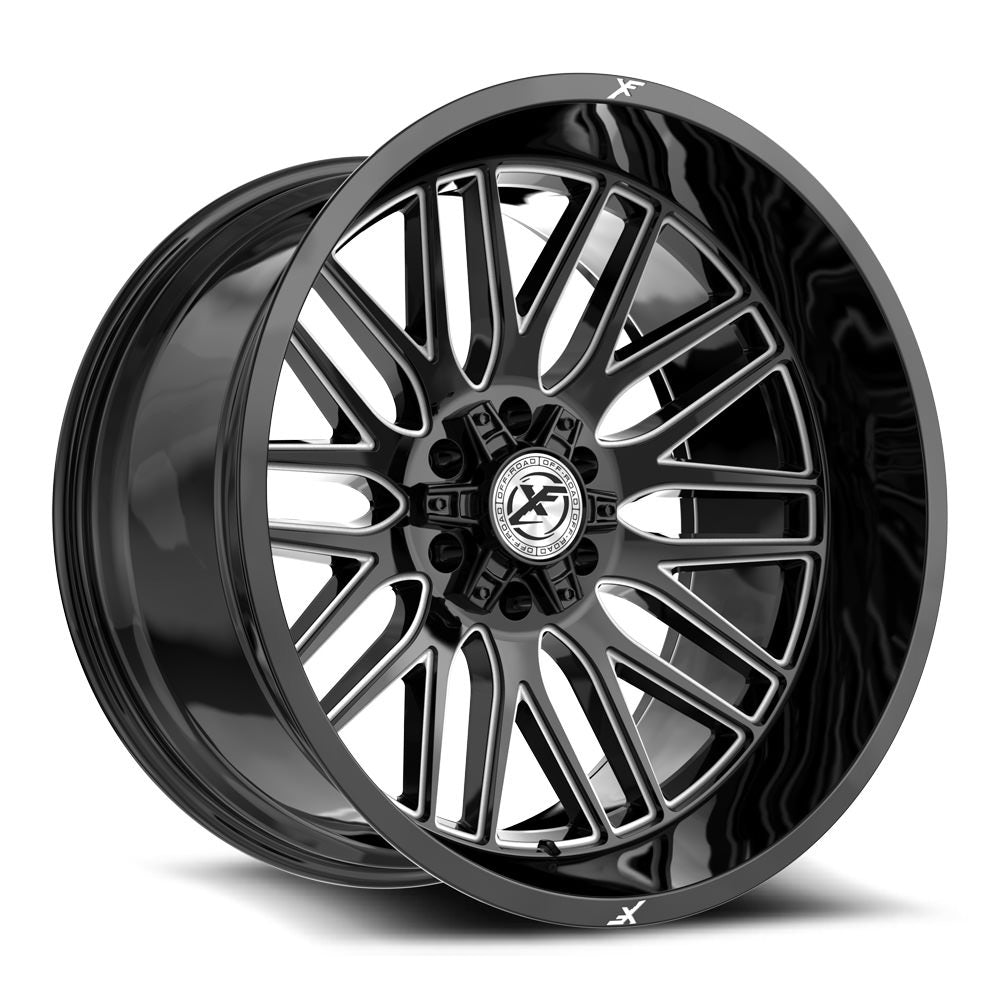 XF Off-Road XF-240 Black/Milled wheel