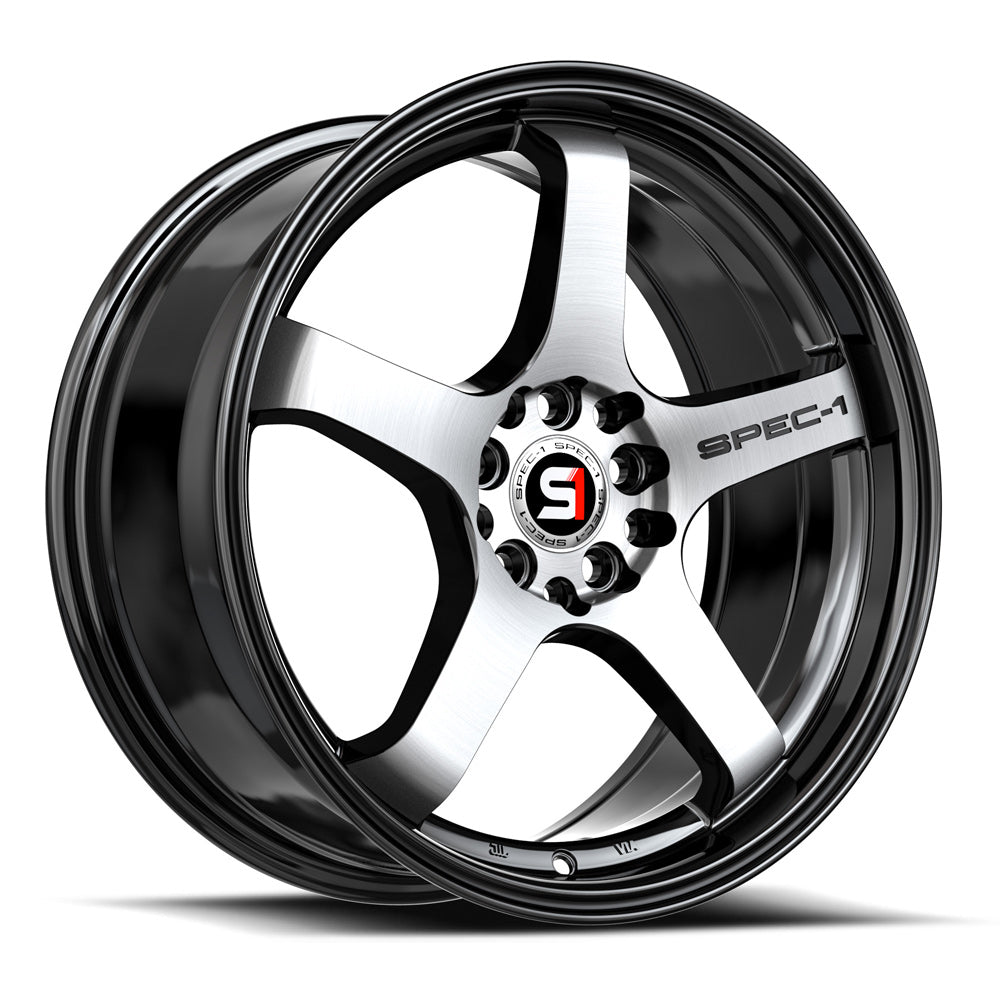 Spec-1 SPT-31 Black Machined wheel