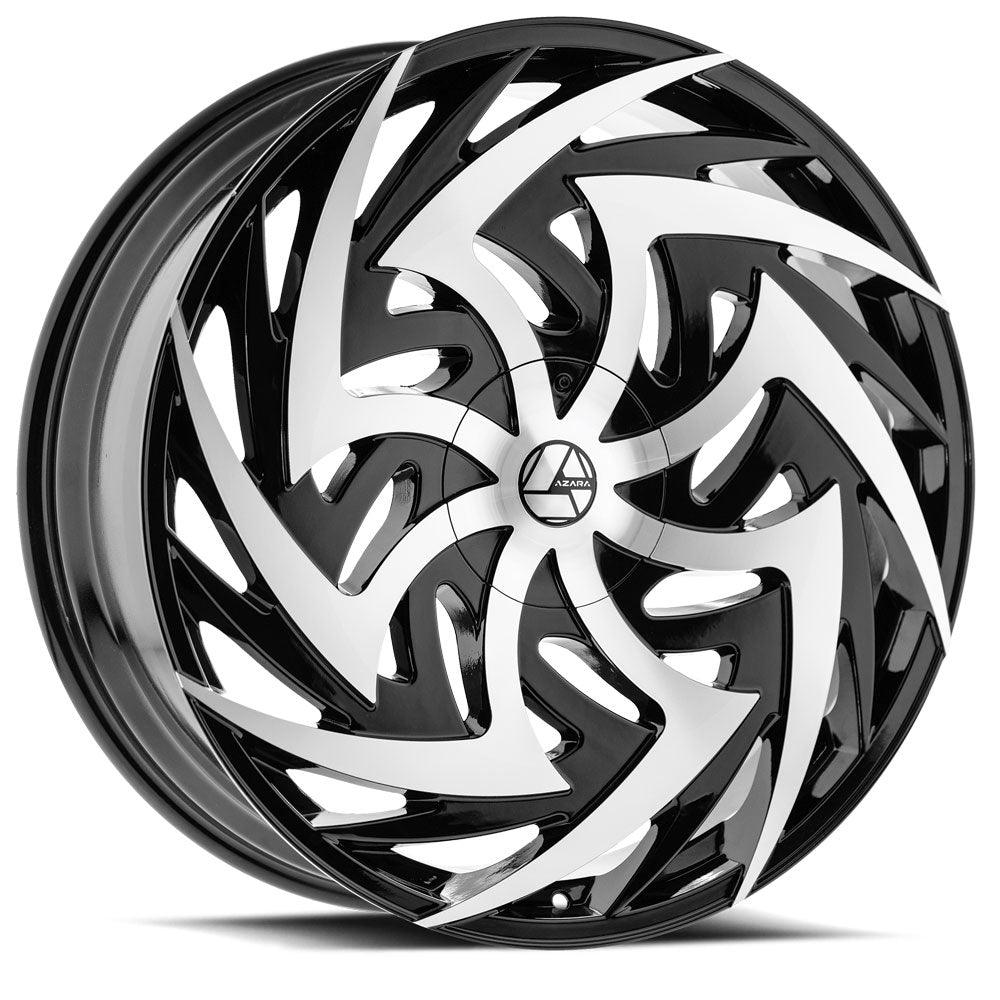 Azara AZA-520 Black Machined wheel