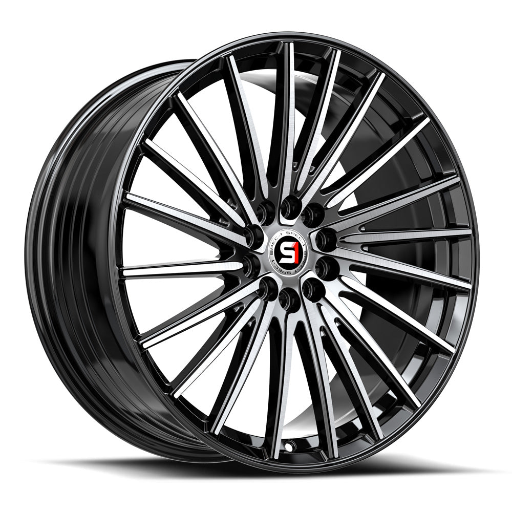 Spec-1 SP-68 Black Machined wheel