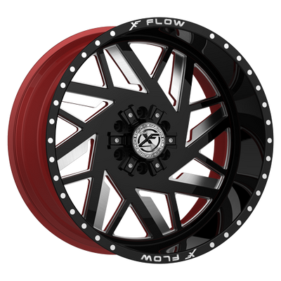 XFX Flow XFX-306 Black/Milled/Red wheel