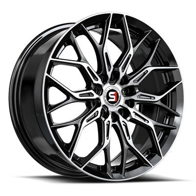 Spec-1 SP-57 Black Machined wheel