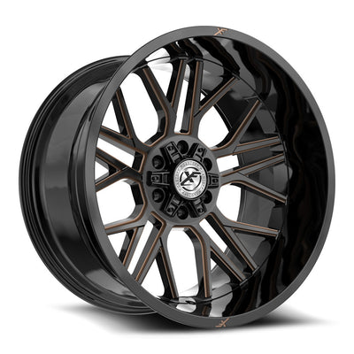 XF Off-Road XF-235 Black/Bronze wheel