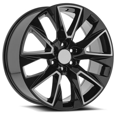 OE Revolution C-14 Black Machined wheel