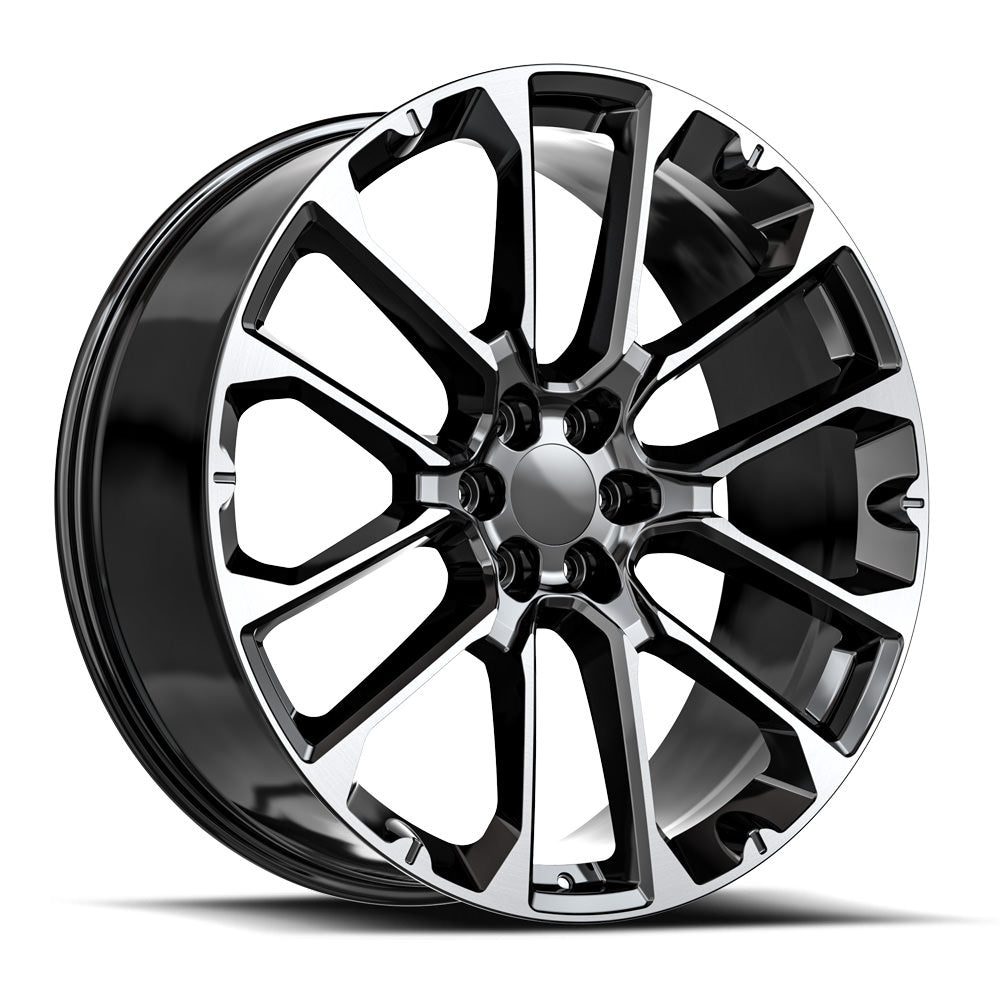 OE Revolution G-40 Black Machined wheel